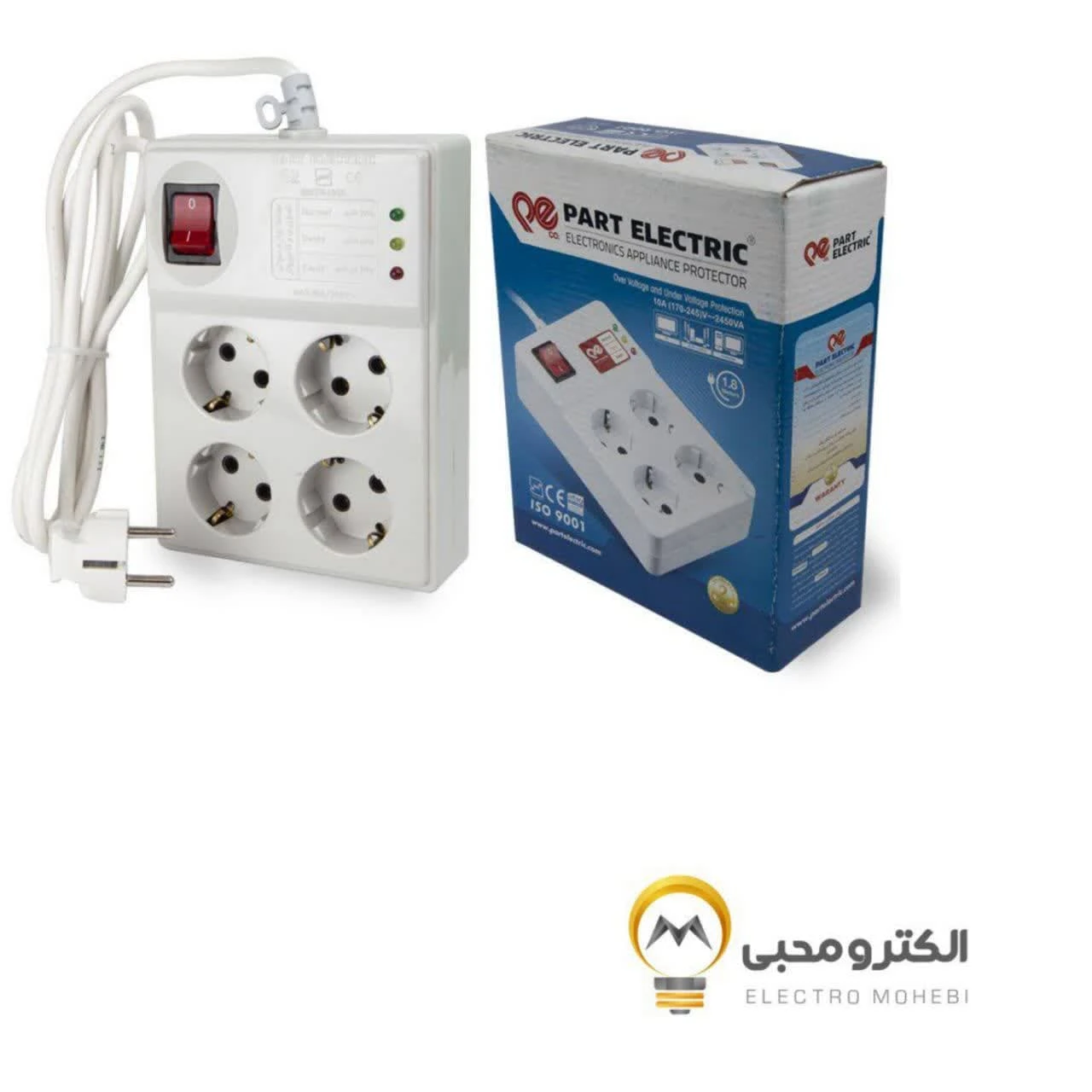 محافظ صوتی 4 خانه 3 متری پارت الکتریک